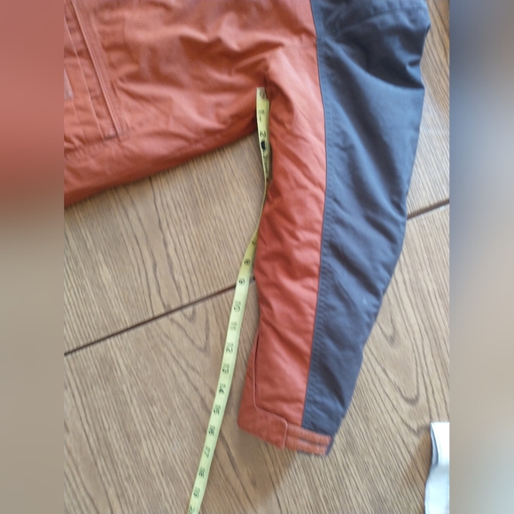 LL Bean Orange Kids ski jacket 14-16, thinsulate, waterproof - Picture 12 of 15